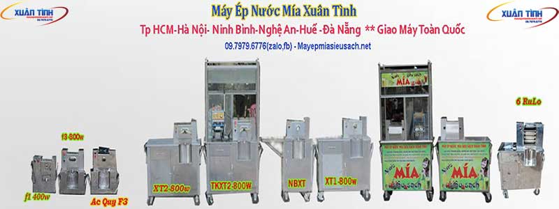 Các Dòng Máy Ép Nước Mía Tại Sài Gòn