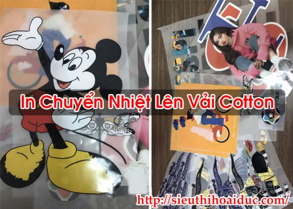 In Chuyển Nhiệt Lên Vải Cotton