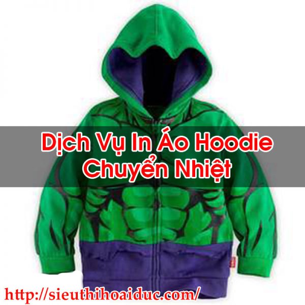 In Áo Hoodie Chuyển Nhiệt