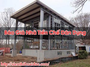 Báo Giá Nhà Tiền Chế Dân Dụng