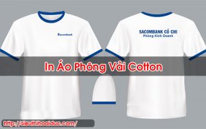 In Áo Phông Vải Cotton