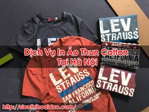 In Áo Thun Cotton Tại Hà Nội