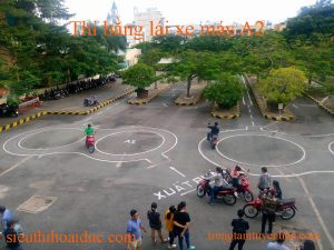 Thi bằng lái xe máy A2 tại Hà Nội